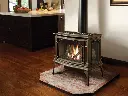 Gas Stove with Tempered Glass by European Art Glass