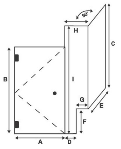 90 Degree With Notched Inline & Return Panel